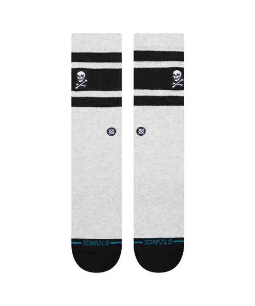 STANCE（スタンス）の「STANCE/スタンス ソックス BOYD SKULL CREW A556A26BOY（ソックス/靴下・メンズ・ヘザーグレー・L）」の2枚目の写真