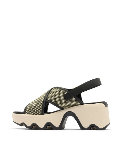 SOREL（ソレル）の「SOREL/ キネティック オーラ スリングバック テキスタイル /ソレル（サンダル・レディース・ブラック・24.0cm/25.5cm/24.5cm/23.0cm/22.5cm/25.0cm/23.5cm/26.0cm）」の2枚目の写真