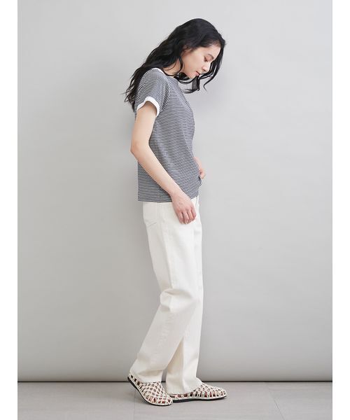 Mila Owen(ミラオーウェン)の「ヴィンテージストレートデニム(デニムパンツ・レディース・アイボリー/ライトブルー/ブルー・0/1/00)」の15枚目の写真