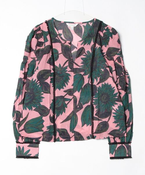 Banana Republic(バナナリパブリック)の「スプリットネックトップス --(シャツ/ブラウス・レディース・ピンク/ブラウン・M/S/XS/L)」の2枚目の写真