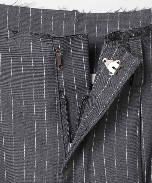 3.3 Field Trip （3.3フィールドトリップ）の「3.3 Field Trip／ピンストワイドパンツ（スラックス・レディース・グレー/ネイビー・SMALL/MEDIUM）」の22枚目の写真