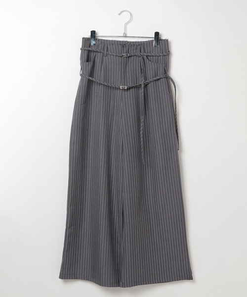 3.3 Field Trip （3.3フィールドトリップ）の「3.3 Field Trip／ピンストワイドパンツ（スラックス・レディース・グレー/ネイビー・SMALL/MEDIUM）」の16枚目の写真