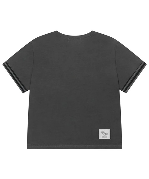 Ada.(エイダ)の「◇COIRIS◇ブランド直輸入正規品/シリンストライプアイレットポイント半袖Tシャツ CILLIN STRIPE EYELET POINT HALF T(Tシャツ/カットソー・レディース・チャコール・FREE)」の11枚目の写真