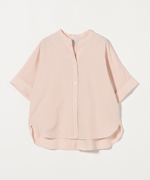 A DAY IN THE LIFE UNITED ARROWS(アデイインザライフユナイテッドアローズ)の「スキッパー ハーフスリーブシャツ <A DAY IN THE LIFE>(シャツ/ブラウス・レディース・ライトブルー/シャーベット・FREE)」の9枚目の写真