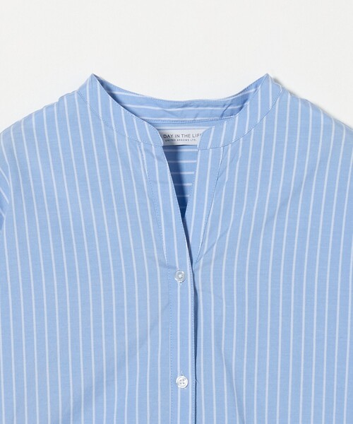 A DAY IN THE LIFE UNITED ARROWS(アデイインザライフユナイテッドアローズ)の「スキッパー ハーフスリーブシャツ <A DAY IN THE LIFE>(シャツ/ブラウス・レディース・ライトブルー/シャーベット・FREE)」の14枚目の写真