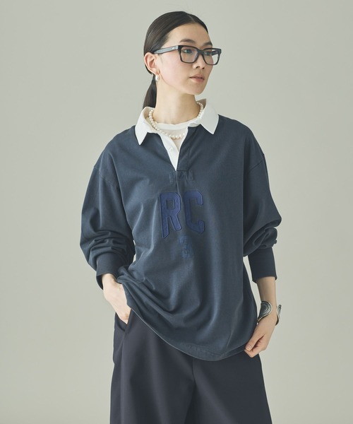 UNIVERSAL OVERALL(ユニバーサルオーバーオール)の「Curensology(カレンソロジー)/【UNIVERSAL OVERALL】別注ラガーシャツ(シャツ/ブラウス・レディース・グレー/ライトブラウン/ネイビー・FREE)」の3枚目の写真