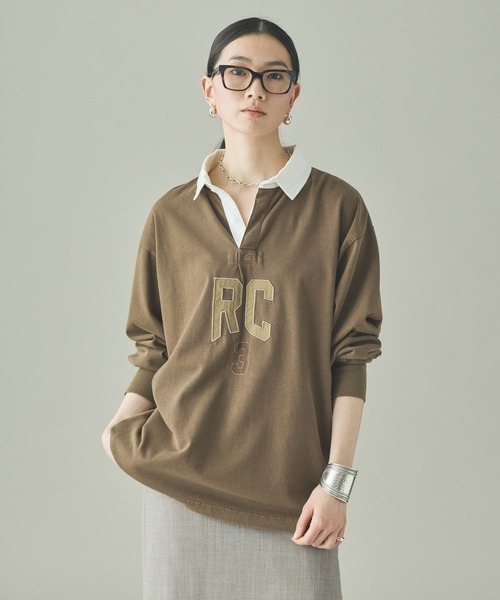 UNIVERSAL OVERALL(ユニバーサルオーバーオール)の「Curensology(カレンソロジー)/【UNIVERSAL OVERALL】別注ラガーシャツ(シャツ/ブラウス・レディース・グレー/ライトブラウン/ネイビー・FREE)」の1枚目の写真