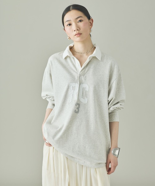 UNIVERSAL OVERALL(ユニバーサルオーバーオール)の「Curensology(カレンソロジー)/【UNIVERSAL OVERALL】別注ラガーシャツ(シャツ/ブラウス・レディース・グレー/ライトブラウン/ネイビー・FREE)」の8枚目の写真