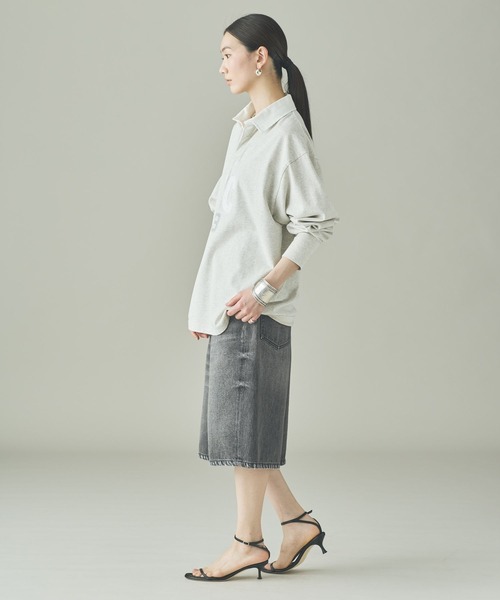 UNIVERSAL OVERALL(ユニバーサルオーバーオール)の「Curensology(カレンソロジー)/【UNIVERSAL OVERALL】別注ラガーシャツ(シャツ/ブラウス・レディース・グレー/ライトブラウン/ネイビー・FREE)」の12枚目の写真