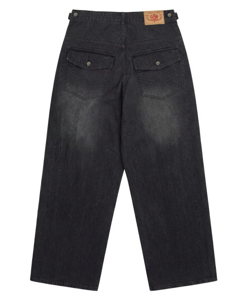 IDWS(アイドンワナセル)の「Bomin Curved Denim Pants Black(デニムパンツ・レディース・その他・1/2/0)」の17枚目の写真