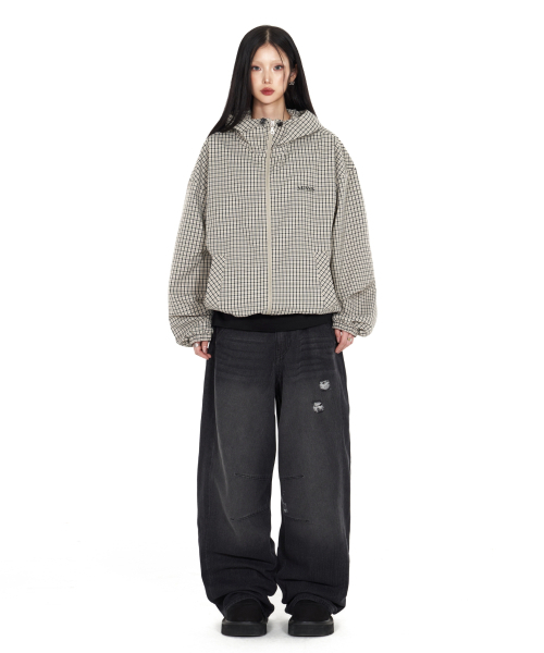 IDWS(アイドンワナセル)の「Bomin Curved Denim Pants Black(デニムパンツ・レディース・その他・1/2/0)」の22枚目の写真
