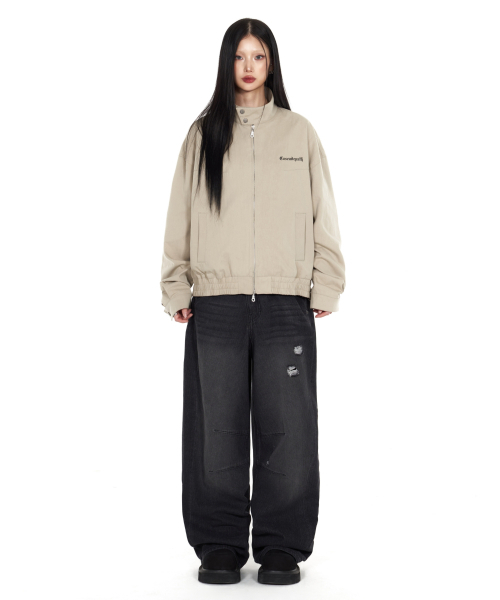 IDWS(アイドンワナセル)の「Bomin Curved Denim Pants Black(デニムパンツ・レディース・その他・1/2/0)」の12枚目の写真