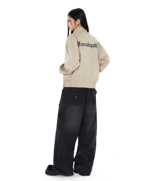 IDWS(アイドンワナセル)の「Bomin Curved Denim Pants Black(デニムパンツ・レディース・その他・1/2/0)」の4枚目の写真