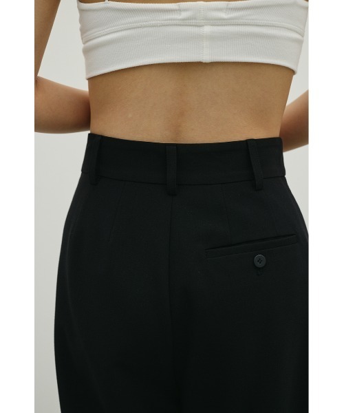 STYLEMIXER(スタイルミキサー)の「ベーシックツータックパンツ(スラックス・レディース・ライトグリーン/アイボリー/ブラウン/ブラック・SMALL/LARGE/MEDIUM)」の22枚目の写真
