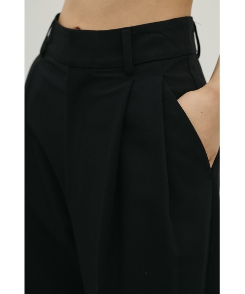 STYLEMIXER(スタイルミキサー)の「ベーシックツータックパンツ(スラックス・レディース・ライトグリーン/アイボリー/ブラウン/ブラック・SMALL/LARGE/MEDIUM)」の20枚目の写真