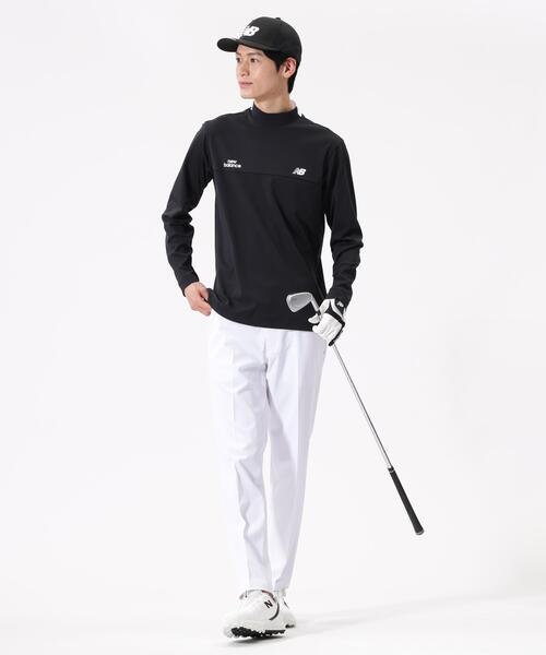 New Balance Golf(ニューバランスゴルフ)の「【直営店舗限定】長袖 モックネック プルオーバー (MENS)(Tシャツ/カットソー・メンズ・ブラック/ホワイト・X-LARGE/LARGE/MEDIUM/XX-LARGE)」の4枚目の写真