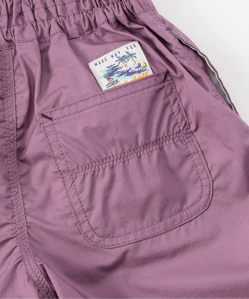 F.O.KIDS(エフオーキッズ)の「ダンプワッシャーハーフパンツ(その他パンツ・キッズ・パープル/グリーン/レインボー/ベージュ/チャコール・80/120/110/160/100/90/150/140/130)」の6枚目の写真