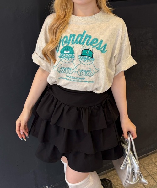 セール】【キュートな存在感】ウサギニット帽Tシャツ（Tシャツ