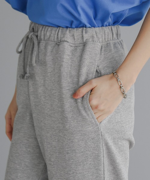 itto...(イット)の「ミニ裏毛スウェットジョガーパンツ(スウェットパンツ・レディース・ブラック/杢グレー・XL-XXL/M-L)」の16枚目の写真