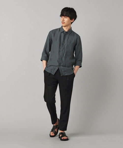 COMME CA MEN(コムサメン)の「和紙カノコ インタックイージーパンツ(その他パンツ・メンズ・ネイビー/ブラック・S/L/M)」の19枚目の写真