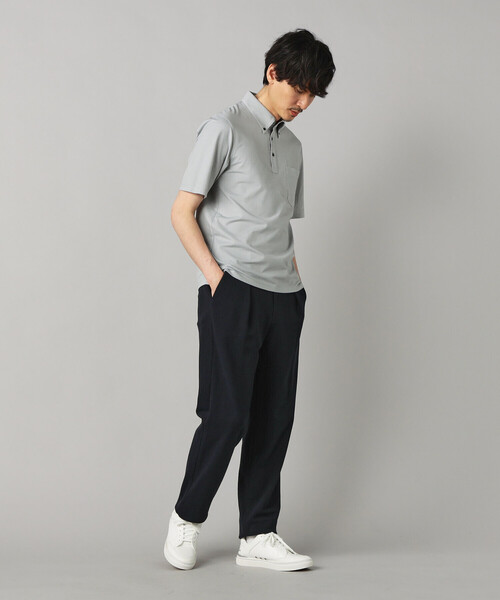 COMME CA MEN(コムサメン)の「和紙カノコ インタックイージーパンツ(その他パンツ・メンズ・ネイビー/ブラック・S/L/M)」の5枚目の写真
