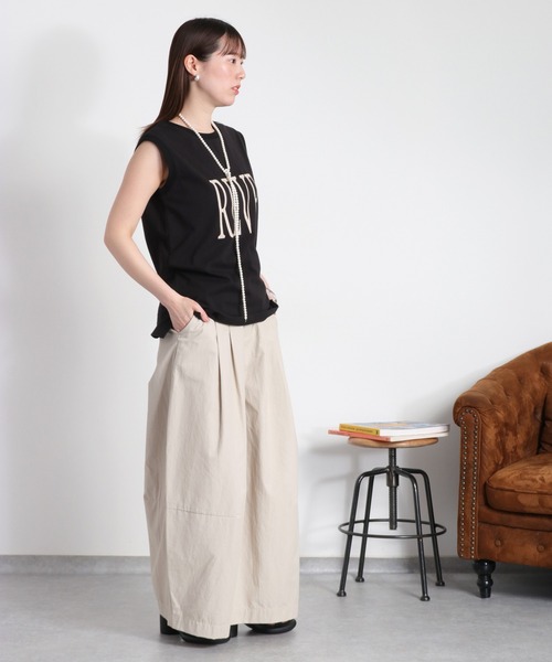 cepo(セポ)の「〈前後2way〉ロゴプリントノースリーブTee / タンクトップ(Tシャツ/カットソー・レディース・ホワイト系その他/ブラック/オフホワイト・M)」の15枚目の写真