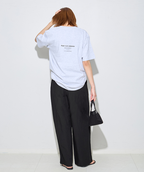 journal standard L'essage（ジャーナルスタンダードレサージュ）の「VISリネンタックワイドパンツ（その他パンツ・レディース・カーキ/ブラック・36/38）」の5枚目の写真