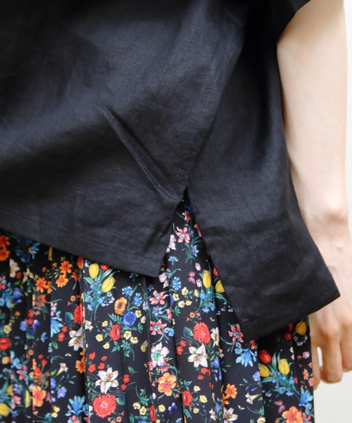 STEPS(ステップス)の「VINCENT ET MIREILLE/ヴァンソン エ ミレイユ スリーブレスブラウス SLEEVELESS BROUSE(シャツ/ブラウス・レディース・ブラック/ブラウン・FREE)」の5枚目の写真