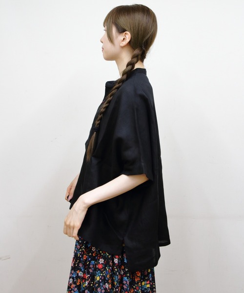 STEPS(ステップス)の「VINCENT ET MIREILLE/ヴァンソン エ ミレイユ スリーブレスブラウス SLEEVELESS BROUSE(シャツ/ブラウス・レディース・ブラック/ブラウン・FREE)」の6枚目の写真