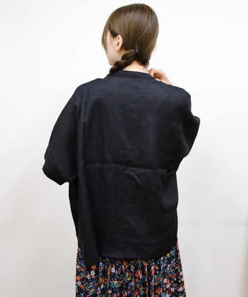 STEPS(ステップス)の「VINCENT ET MIREILLE/ヴァンソン エ ミレイユ スリーブレスブラウス SLEEVELESS BROUSE(シャツ/ブラウス・レディース・ブラック/ブラウン・FREE)」の7枚目の写真