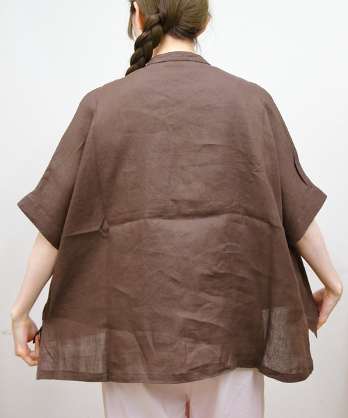STEPS(ステップス)の「VINCENT ET MIREILLE/ヴァンソン エ ミレイユ スリーブレスブラウス SLEEVELESS BROUSE(シャツ/ブラウス・レディース・ブラック/ブラウン・FREE)」の11枚目の写真
