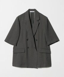 BEAUTY&YOUTH UNITED ARROWS | ポリエステル メッシュ ハーフスリーブ ジャケット ウォッシャブル(テーラードジャケット)