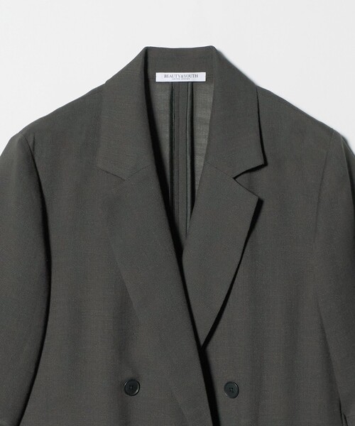 BEAUTY&YOUTH UNITED ARROWS(ビューティーアンドユースユナイテッドアローズ)の「ポリエステル メッシュ ハーフスリーブ ジャケット ウォッシャブル(テーラードジャケット・レディース・ダークグレー/モカ/ナチュラル・M/S)」の21枚目の写真