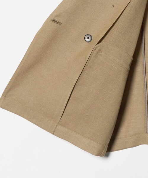 BEAUTY&YOUTH UNITED ARROWS(ビューティーアンドユースユナイテッドアローズ)の「ポリエステル メッシュ ハーフスリーブ ジャケット ウォッシャブル(テーラードジャケット・レディース・ダークグレー/モカ/ナチュラル・M/S)」の11枚目の写真