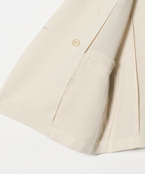BEAUTY&YOUTH UNITED ARROWS(ビューティーアンドユースユナイテッドアローズ)の「ポリエステル メッシュ ハーフスリーブ ジャケット ウォッシャブル(テーラードジャケット・レディース・ダークグレー/モカ/ナチュラル・M/S)」の15枚目の写真