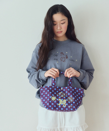 HOMEBODY THINGS（ホームバディ ティングズ）の「Homebody Mini Classic Dot Bag (PURPLE)（エコバッグ/サブバッグ）」