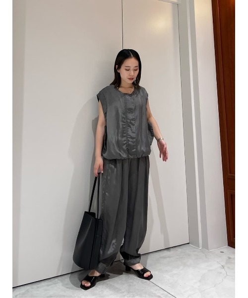 COLUMN(コラム)の「COLUMN / ヴィンテージサテンパンツ<PERMANENT>(その他パンツ・レディース・ブラウン/グレー/カーキ・38/36/34)」の10枚目の写真