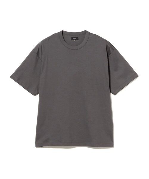 BEAMS(ビームス)の「シルキー フィール Tシャツ 【リラックスフィット】(Tシャツ/カットソー・メンズ・チャコールグレー/ブラック/ホワイト・M/XL/S/L)」の9枚目の写真