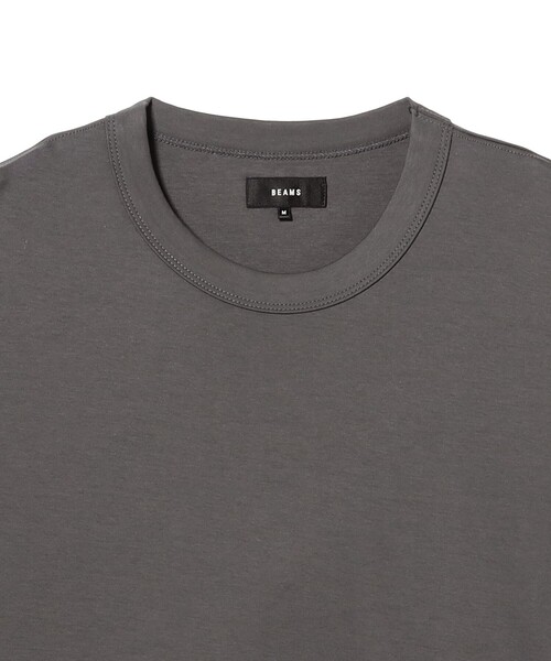 BEAMS(ビームス)の「シルキー フィール Tシャツ 【リラックスフィット】(Tシャツ/カットソー・メンズ・チャコールグレー/ブラック/ホワイト・M/XL/S/L)」の10枚目の写真