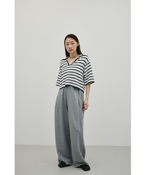 STYLEMIXER(スタイルミキサー)の「スキッパーニットポロ(ニット/セーター・レディース・アイボリー/ホワイト系その他/ブルー系その他・FREE)」の15枚目の写真