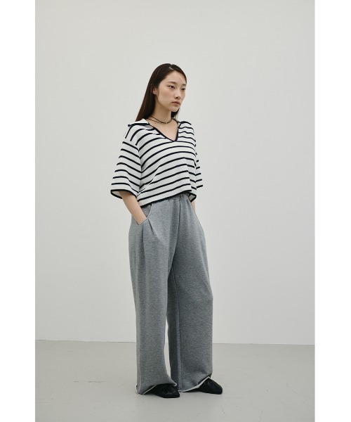 STYLEMIXER(スタイルミキサー)の「スキッパーニットポロ(ニット/セーター・レディース・アイボリー/ホワイト系その他/ブルー系その他・FREE)」の16枚目の写真