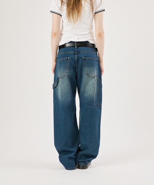FTW(エフティダブリュー)の「DOUBLE KNEE DAMAGE PANTS(デニムパンツ・レディース・ブラック/インディゴブルー・SMALL/MEDIUM/LARGE)」の9枚目の写真