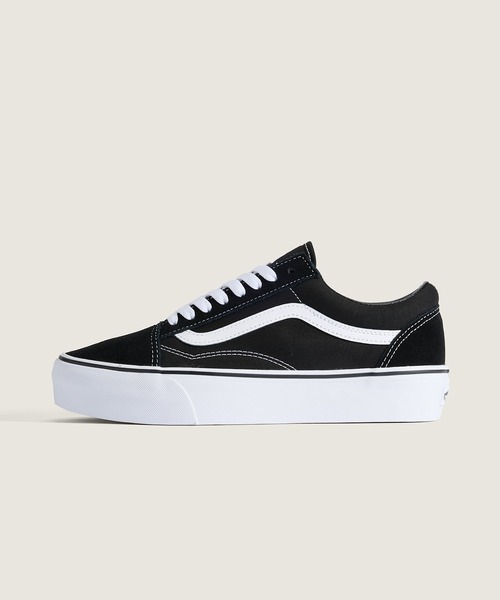 VANS(バンズ)の「オールドスクール プラットフォーム / UA OLD SKOOL PLATFOR Black/Whi VN0A3B3UY281(スニーカー・メンズ・ブラック・10/5.5/5/4.5/4/9.5/8.5/8/7.5/7/6.5/6)」の1枚目の写真