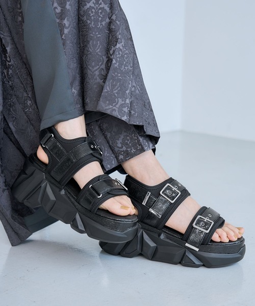 HARE(ハレ)の「gemソールスポサン(HARE)(サンダル・レディース・ブラック/ブラック系その他・LARGE/MEDIUM)」の1枚目の写真