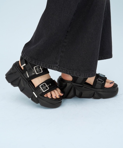 HARE(ハレ)の「gemソールスポサン(HARE)(サンダル・レディース・ブラック/ブラック系その他・LARGE/MEDIUM)」の5枚目の写真
