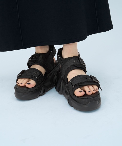 HARE(ハレ)の「gemソールスポサン(HARE)(サンダル・レディース・ブラック/ブラック系その他・LARGE/MEDIUM)」の6枚目の写真