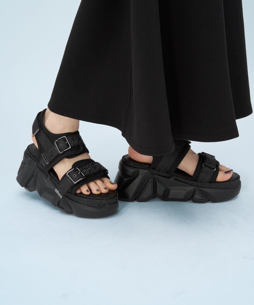 HARE(ハレ)の「gemソールスポサン(HARE)(サンダル・レディース・ブラック/ブラック系その他・LARGE/MEDIUM)」の7枚目の写真