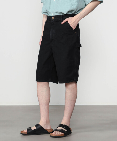 orSlow(オアスロウ)の「orSlow | 〈別注〉 DAD'S FIT OXFORD PAINTER SHORTS BLACK MEN(その他パンツ・メンズ・ブラック・2/3/4)」の6枚目の写真