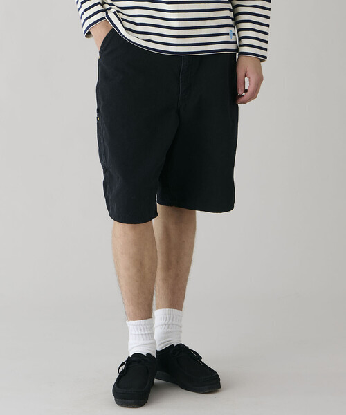 orSlow(オアスロウ)の「orSlow | 〈別注〉 DAD'S FIT OXFORD PAINTER SHORTS BLACK MEN(その他パンツ・メンズ・ブラック・2/3/4)」の4枚目の写真