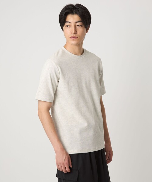 A DAY IN THE LIFE UNITED ARROWS（アデイインザライフユナイテッドアローズ）の「スパンデックス ハイカム ベーシック カットソー＜A DAY IN THE LIFE＞（Tシャツ/カットソー・メンズ・ネイビー/ライトグレー/ライトブルー・L/M）」の2枚目の写真
